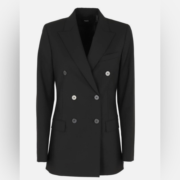 Theory Jackets & Blazers - EUC Theory Black Blazer DB Tailor new with tags